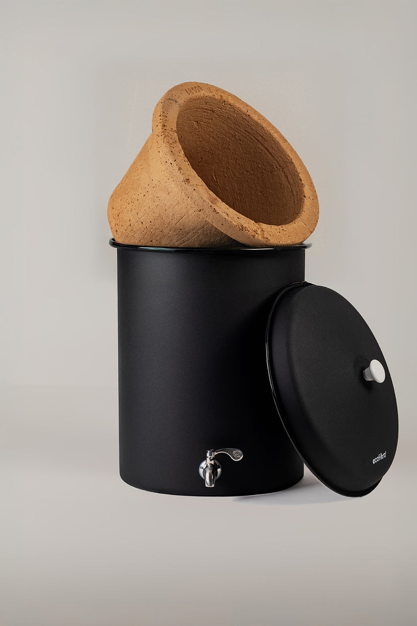Ecofiltro waterfilter 20L - matzwart